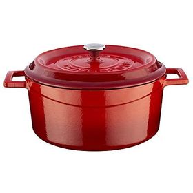 Lava Trendy 24 cm 4.49 lt Kırmızı Döküm Yuvarlak Tencere
