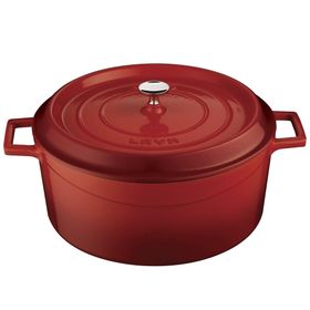 Lava Trendy 32 cm Kırmızı Yuvarlak Tencere