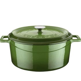 Lava Trendy 32 cm Yeşil Yuvarlak Tencere