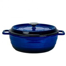 Lava Trendy Kapak Mat Kırmızı 28 cm Döküm Demir Spring Yuvarlak Tencere