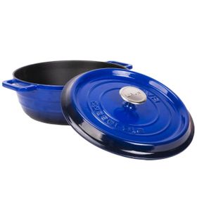 Lava Trendy Kapak Mat Kırmızı 28 cm Döküm Demir Spring Yuvarlak Tencere