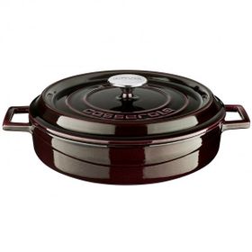 Lava Trendy Kapak Mat Turkuaz 24 cm Döküm Demir Spring Çok Amaçlı Yayvan Tencere
