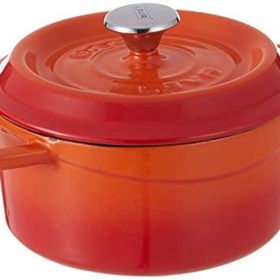 Lava Trendy Kırmızı Yuvarlak Döküm 16 cm Tencere