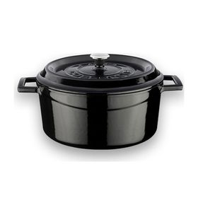 Lava Trendy Serisi 5X Döküm Demir Tencere-Tava Siyah Çeyiz Seti