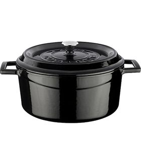 Lava Trendy Siyah 24 cm Yuvarlak Tencere