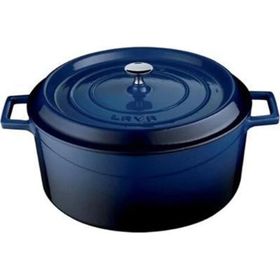 Lava Trendy Yuvarlak 20 cm Mavi Demir Döküm Derin Tencere