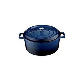 Lava Trendy Yuvarlak 20 cm Mavi Demir Döküm Derin Tencere