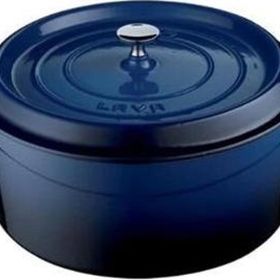 Lava Trendy Yuvarlak 20 cm Mavi Demir Döküm Derin Tencere