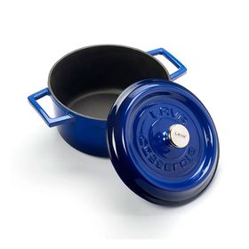 Lava Trendy Yuvarlak 20 cm Mavi Döküm Derin Tencere