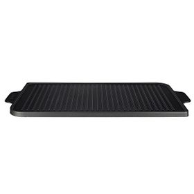 Lava Yekpare 26x47 cm Çift Yön Hot Plate Döküm Çift Kulplu Dikdörtgen Izgara Tava