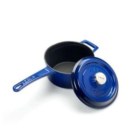 Lava Yuvarlak 16 cm Mavi Döküm Sos Tenceresi