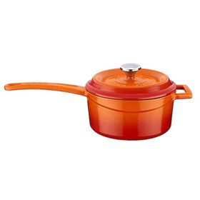 Lava Yuvarlak 16 cm Turuncu Sos Tenceresi