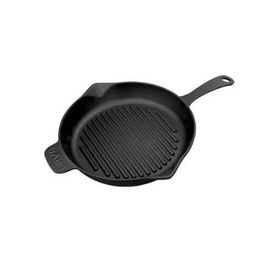Lava Yuvarlak Grill Siyah 28 cm Izgara Tavası