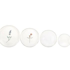 Lavender New Bone China 24 Parça Yemek Takımı