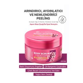 Laventin 250 ml Japon Kiraz Çiçeği Besleyici Arındırıcı Ve Nemlendirici Vücut Peelingi