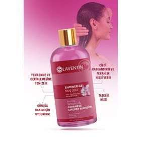 Laventin 400 ml Japon Kiraz Çiçeği Duş Jeli