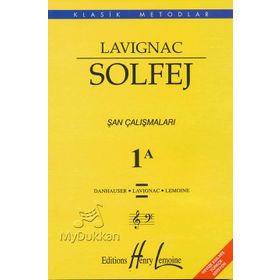 Lavignac 1A Solfej Piyano Eşlikli Şan Çalışmaları - Henry Lemoine