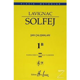 Lavignac Solfej 1B Büyük Boy - Danhauser Lavignac Henry Lemoine