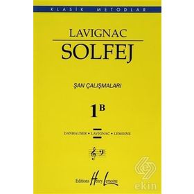 Lavignac Solfej 1B Büyük Boy - Danhauser Lavignac Henry Lemoine