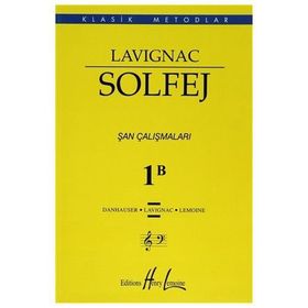 Lavignac Solfej 1B Büyük Boy - Danhauser Lavignac Henry Lemoine
