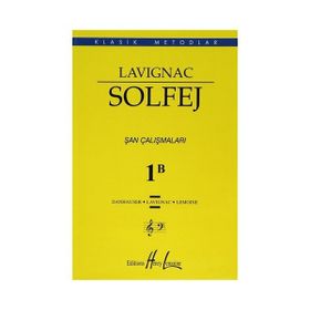 Lavignac Solfej 1B Büyük Boy - Danhauser Lavignac Henry Lemoine