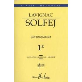 Lavignac Solfej 1E Küçük Boy - Danhauser Lavignac Henry Lemoine