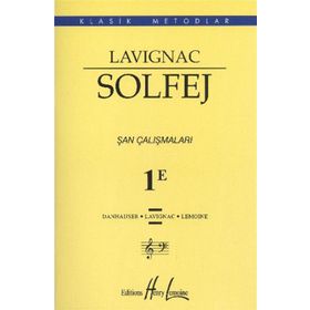 Lavignac Solfej 1E Küçük Boy - Danhauser Lavignac Henry Lemoine