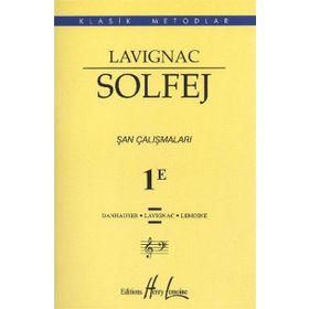 Lavignac Solfej 1E Küçük Boy - Danhauser Lavignac Henry Lemoine
