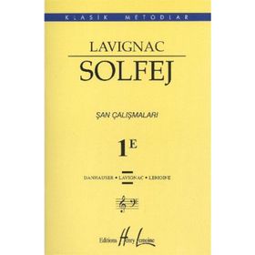 Lavignac Solfej 1E Küçük Boy - Danhauser Lavignac Henry Lemoine