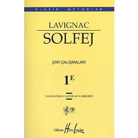 Lavignac Solfej 1E Küçük Boy - Danhauser Lavignac Henry Lemoine