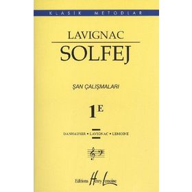 Lavignac Solfej 1E Küçük Boy - Danhauser Lavignac Henry Lemoine