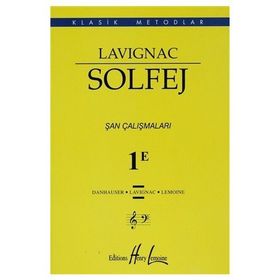 Lavignac Solfej 1E Küçük Boy - Danhauser Lavignac Henry Lemoine