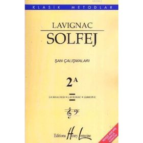 Lavignac Solfej 2A Şan Çalışmaları - Danhauser Lavignac Henry Lemoine