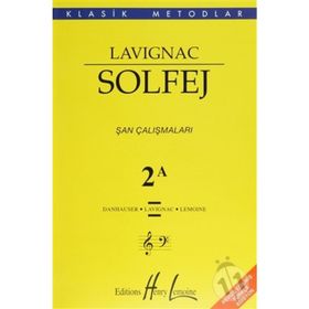 Lavignac Solfej 2A Şan Çalışmaları - Danhauser Lavignac Henry Lemoine