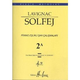 Lavignac Solfej Piyano Eşlikli Şan Çalışmaları 2A Porte Yayınları
