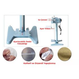 Lavion PFS-800 Pedallı Ayak Basmalı 80 cm Poşet Kapama Makinesi