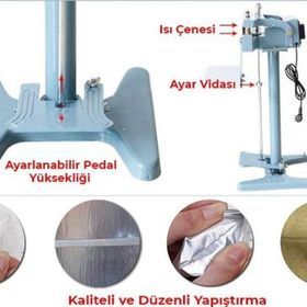 Lavion PFS-800 Pedallı Ayak Basmalı 80 cm Poşet Kapama Makinesi