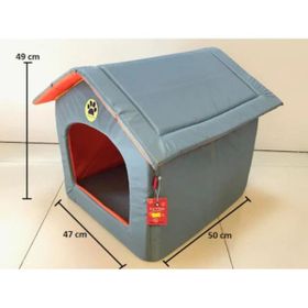 Lavista 49x47x50 cm Açık Gri Dış Mekan Kedi-Köpek Kulübesi