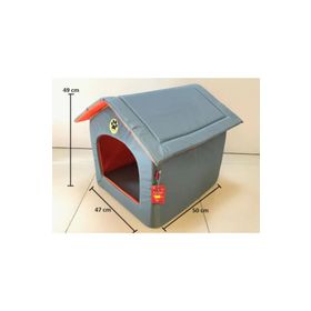 Lavista 49x47x50 cm Açık Gri Dış Mekan Kedi-Köpek Kulübesi