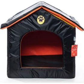 Lavista Siyah Kedi Köpek Kulubesi