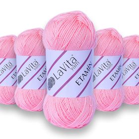 Lavita 0015 Yarn Etamin 5 Adet El Örgü İpi