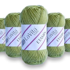 Lavita 0027 Yarn Etamin 5 Adet El Örgü İpi