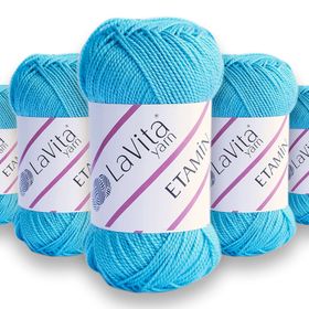 Lavita 0053 Yarn Etamin 5 Adet El Örgü İpi