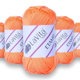 Lavita 0058 Yarn Etamin 5 Adet El Örgü İpi