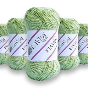 Lavita 0074 Yarn Etamin 5 Adet El Örgü İpi