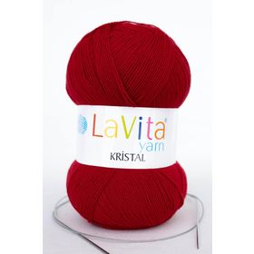 Lavita 3019 Koyu Kırmızı Kristal Amigurimi El Örgü İpi