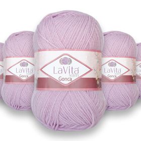 Lavita 4116 Yarn Gonca 5 Adet El Örgü İpi