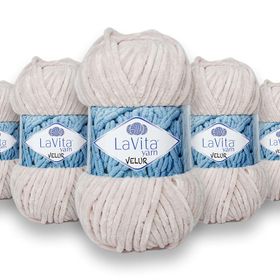 Lavita 4140 Yarn Velur 5 Adet El Örgü İpi