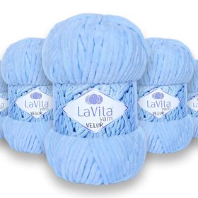 Lavita 5010 Yarn Velur 5 Adet El Örgü İpi