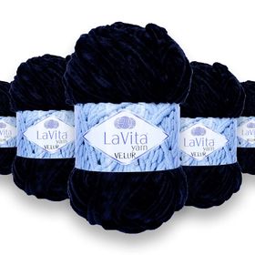 Lavita 6500 Yarn Velur 5 Adet El Örgü İpi